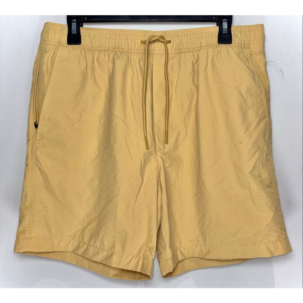 American Eagle yellow swimming trunks size medium